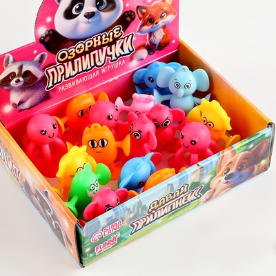 Развивающая игрушка Funny toys «Прилипала», МИКС