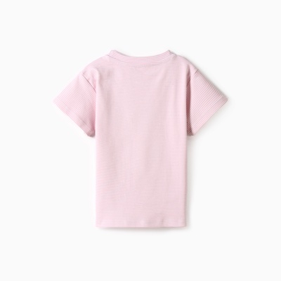 Футболка для девочки KAFTAN: Love, розовая, размер 30 (98-104 см)
