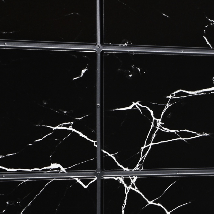 Панель «Травертин», 957×482 мм, черный - фото 18612718