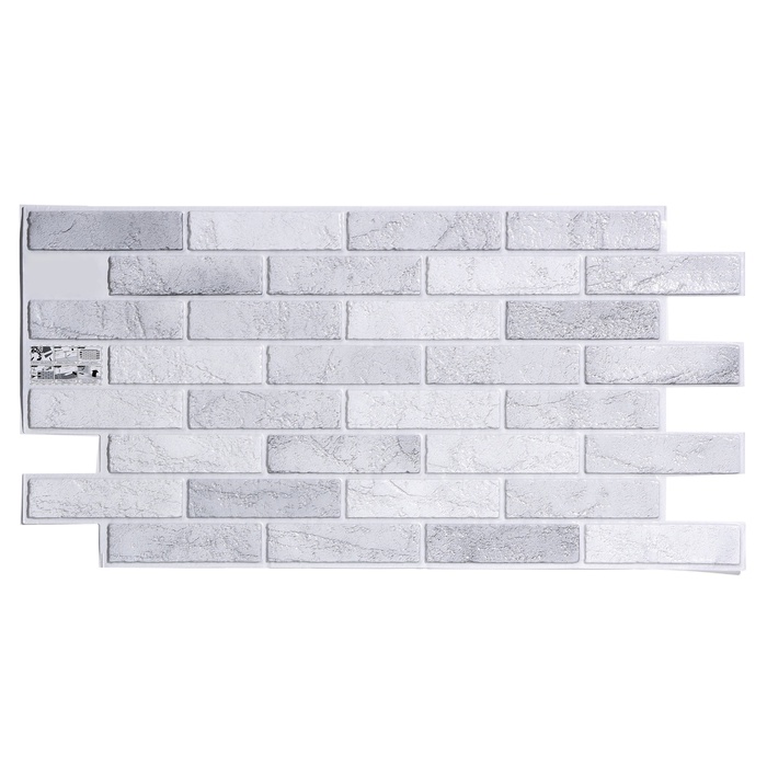 Стеновая панель ПВХ «Шервуд», 960×485 мм, цвет серый - Фото 1