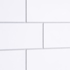 Стеновая панель ПВХ «Делон», 960×485 мм, цвет белый 10800716