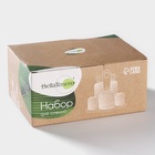 УЦЕНКА Набор керамический на бамбуковой подставке BellaTenero, 5 предметов: 2 соусника 200 мл, сахарница 360 мл, солонка 120 мл, перечница - Фото 20