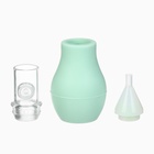 Аспиратор назальный Basic M&B, с колпачком, бирюзовый - Фото 3