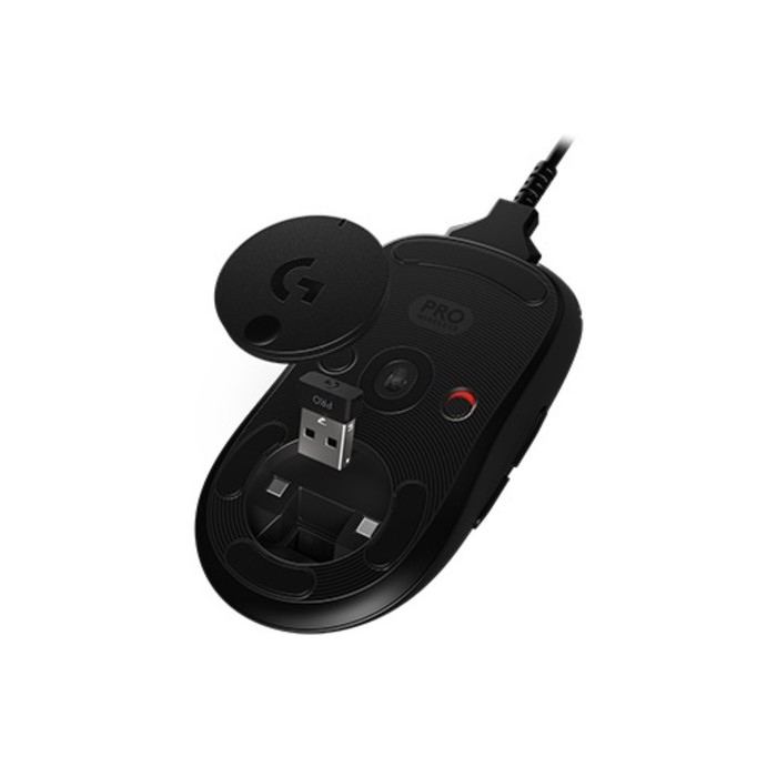 Мышь Logitech G Pro черный оптическая (25600dpi) беспроводная USB2.0 (7but) - фото 51681787