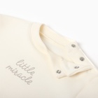 Боди Крошка Я Little miracle, рост 68-74 см, молочное - фото 26654853