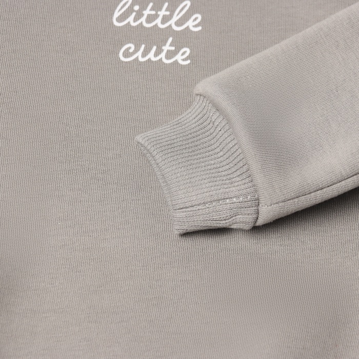 Боди Крошка Я "Little cute", рост 62-68 см, хаки