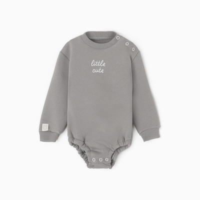 Боди Крошка Я Little cute, рост 80-86 см, хаки