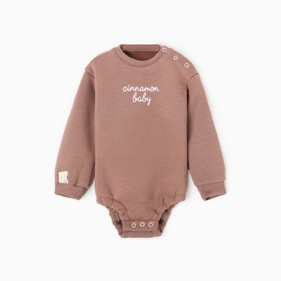 Боди Крошка Я Cinnamon baby, рост 62-68 см, коричневое