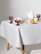 Скатерть «Этель» Shine, овал, 150×220±3 см, 192 г/м², хлопок с ВГМО, белая - Фото 2