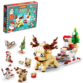 {{photo.Alt || photo.Description || 'Конструктор новогодний «Большой подарок. Сани с оленем», 6 в 1, УЦЕНКА'}}