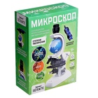 Микроскоп, с планетой, держатель для телефона, подсветка, увеличение x100, x400, x1200, уценка 10822898