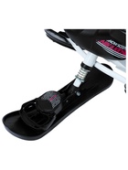 Снегокат Snowpatrol 2, со спинкой, с фонариком, белый, розовый, SND4P/2 Nika Kids - Фото 8