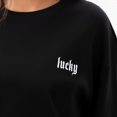 Футболка женская MIST Lucky, размер 42-44 (S-M), чёрная
