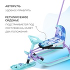 Снегокат Twiny 2+ «Пингвинята», TW2+/П, с родительской ручкой, со спинкой и ремнём безопасности 10479786 - фото 13246003