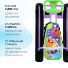 Снегокат «Тимка спорт 4-1 Монстрики», ТС4-1/МН, со спинкой и ремнём безопасности - Фото 5