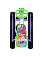 Снегокат «Тимка спорт 4-1 Монстрики», ТС4-1/МН, со спинкой и ремнём безопасности - Фото 8