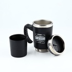 Термокружка 2 в 1 «Принцип мужчины», 600 мл - Фото 2