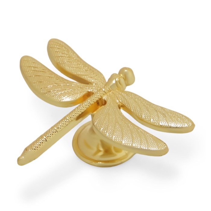 Ручка-кнопка CAPPIO PRO «Стрекоза» 47×60 мм, цвет золото