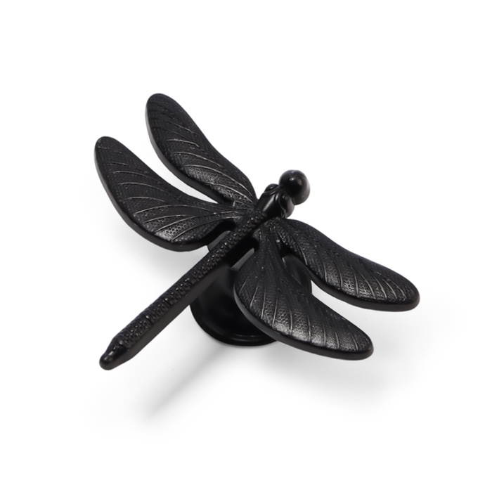 Ручка-кнопка CAPPIO PRO «Стрекоза» 47×60 мм, цвет черный