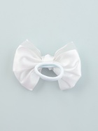 Бант для волос на резинке «Школьница. Стиль», классика нежность, 12 см, белый (комплект 6 шт) - фото 52317993