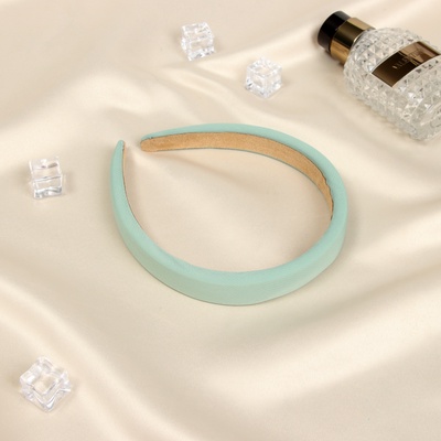 Ободок для волос «Жаннет», галант, 2 см, зелёный