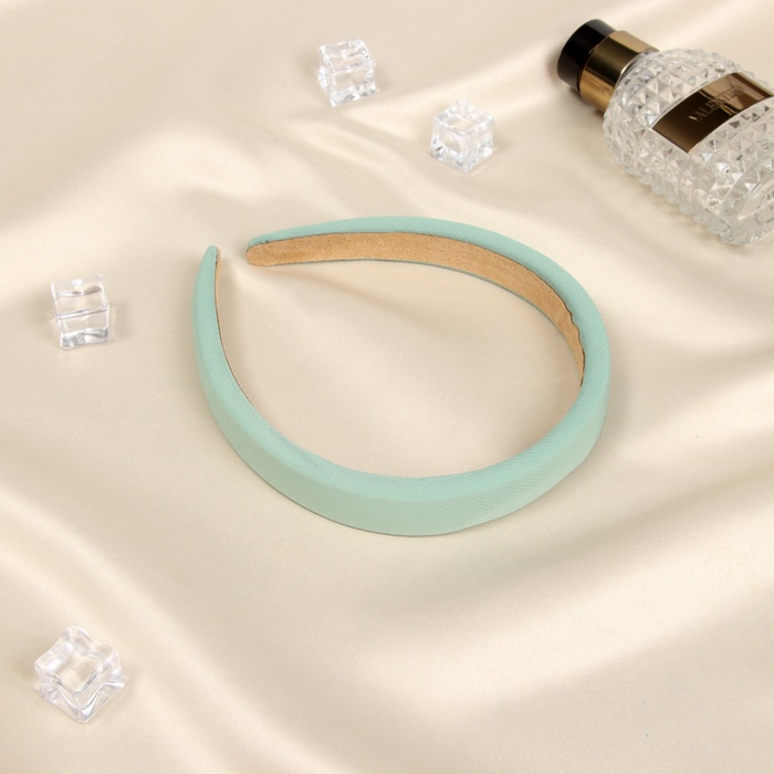 Ободок для волос «Жаннет», галант, 2 см, зелёный - Фото 1