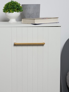 Ручка-скоба CAPPIO SQUARE RSC007, алюминий, м/о 192 мм, цвет матовое золото