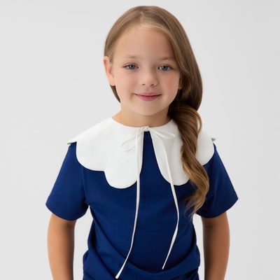 Воротник для девочки KAFTAN фигурный, белый