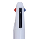 Набор шариковых ручек Calligrata, 4 штуки, автоматические, 4-х цветные, резиновый упор, МИКС - Фото 6