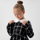 Платье школьное для девочки KAFTAN «Клетка», чёрное, размер 34 (122-128 см) - Фото 4