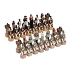 УЦЕНКА Шахматные фигуры «Отечественная война», король – 8 см, пешка – 6 см, d=2.5 см - Фото 2