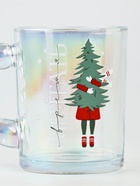 Кружка новогодняя стеклянная «Мечтать», 350 мл, голография - Фото 3