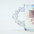 Кружка новогодняя стеклянная «Веселого Нового года», 350 мл, голография - Фото 3