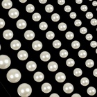 Стразы жемчужные для декора, на клеевой основе, 15×8 см, d=3/4/5/6/8 мм, белые - Фото 3