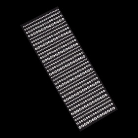 Стразы для декора ногтей, на клеевой основе, d = 3/4/5/6 мм, цвет серебристый 10671102