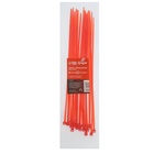 Хомут нейлоновый для стяжки, ТУНДРА, 3.6×250 мм, красный, 25 шт. - Фото 2