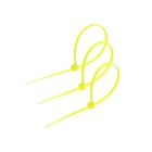 Хомут нейлоновый для стяжки, ТУНДРА, 2.5×150 мм, желтый, 25 шт. - Фото 1