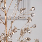Фигура светодиодная "Застывшие кристаллы" 55x30x3 см, 20 LED, батарейки CR2032x2 (в комплекте), свечение теплое белое - фото 809716199