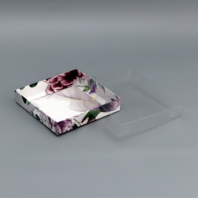 Коробка сборная с PVC крышкой, «Самой красивой», 16×16×3 см
