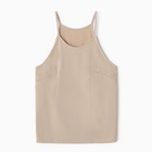 Топ женский MINAKU: Casual Collection бежевый, размер 44 10385657