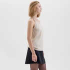 Топ женский MINAKU: Casual Collection бежевый, размер 46 10385658