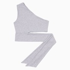 Топ женский MINAKU : Casual Collection серый, р-р 46 10385692 - фото 12865982