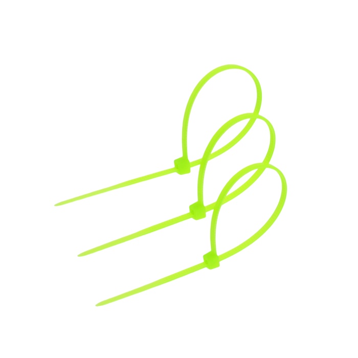 Хомут нейлоновый для стяжки, ТУНДРА, 2.5×150 мм, зеленый, 25 шт. - Фото 1