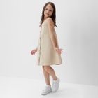 Сарафан для девочки MINAKU: Jeans collection, цвет бежевый, рост 164 см 10460654 - фото 12914969