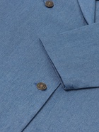 Рубашка для девочки MINAKU: Jeans collection, цвет голубой, рост 104 см 10460945 - фото 13756672