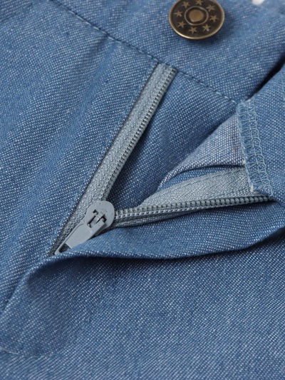 Джинсы для девочки MINAKU: Jeans collection, голубые, рост 104 см