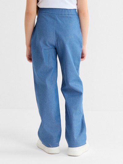 Джинсы для девочки MINAKU: Jeans collection, голубые, рост 122 см