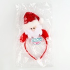 Ободок новогодний карнавальный «Дед Мороз», красный - Фото 5