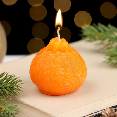 Свеча декоративная «Мандаринчик», 4.5×4.5 см