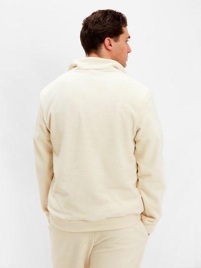 Джемпер флисовый мужской MINAKU: Fleece Soft, размер 54, бежевый
